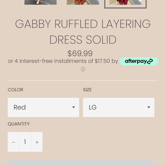 💃 Bundle- 2 Ruffle layering dresses 💃 - Picture 3 of 5